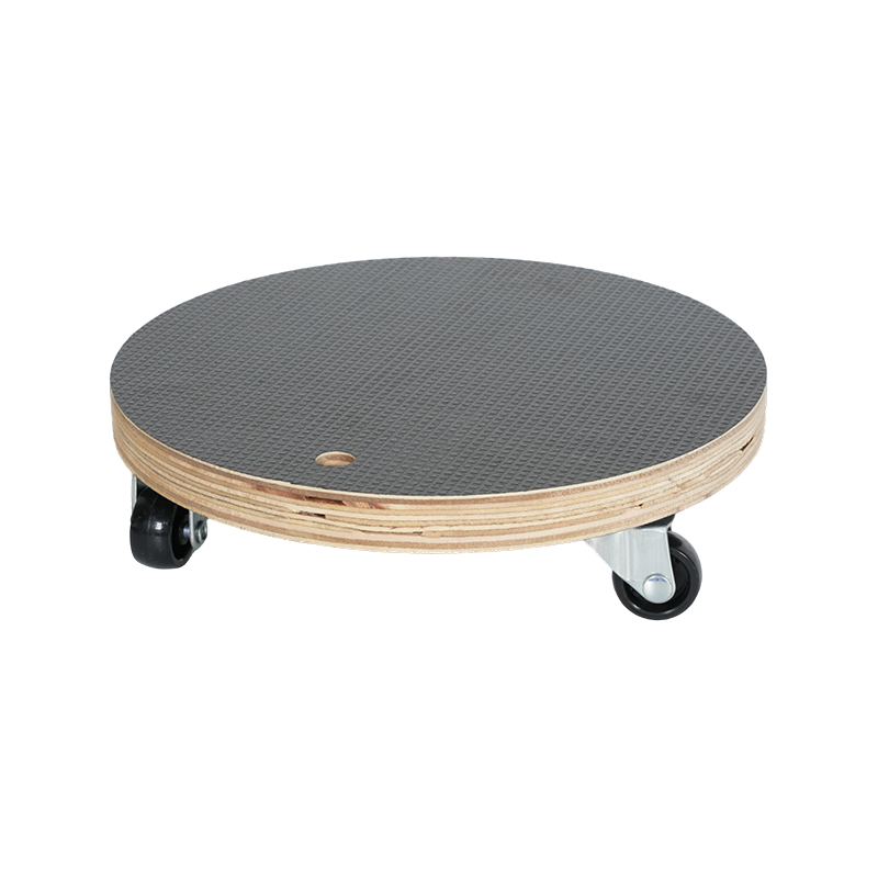 防水多层板圆形小推车带1寸PP轮