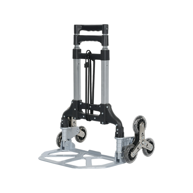 80kg承重铝合金便携式折叠爬楼梯购物手推车