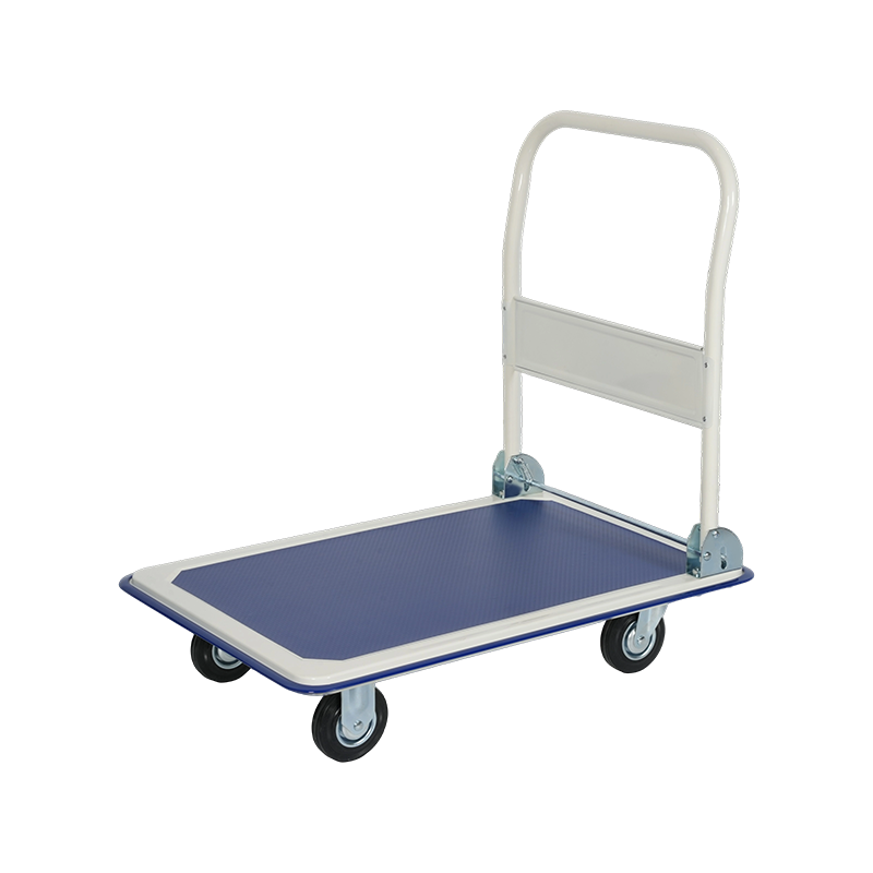 250kg折叠四轮手推车带橡胶轮