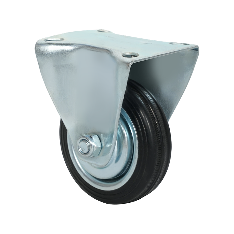 3寸定向橡胶脚轮