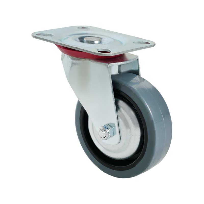 3寸万向TPR灰色脚轮