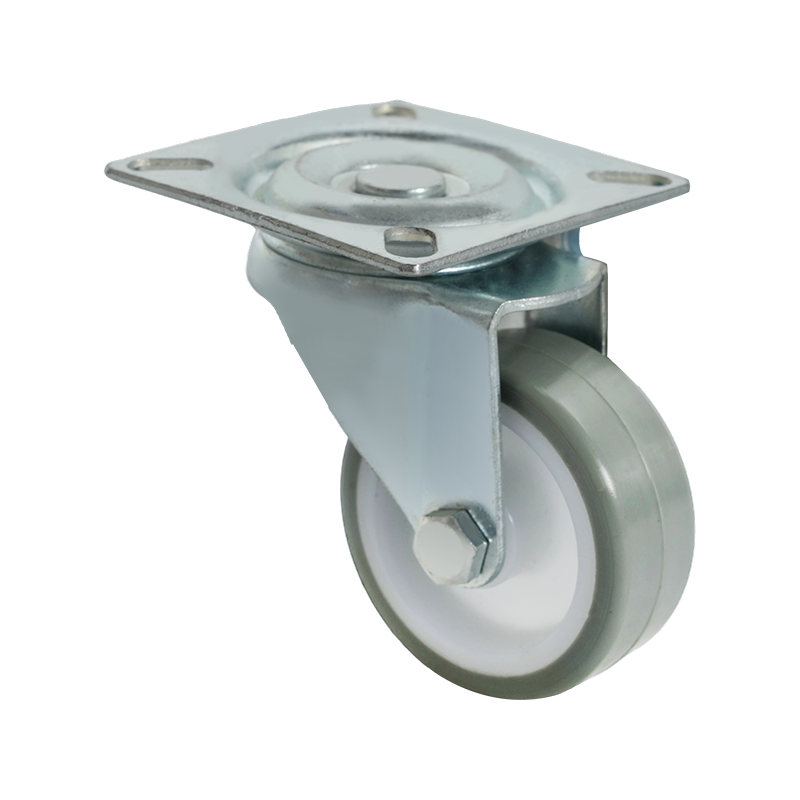 2寸平板PU灰色脚轮