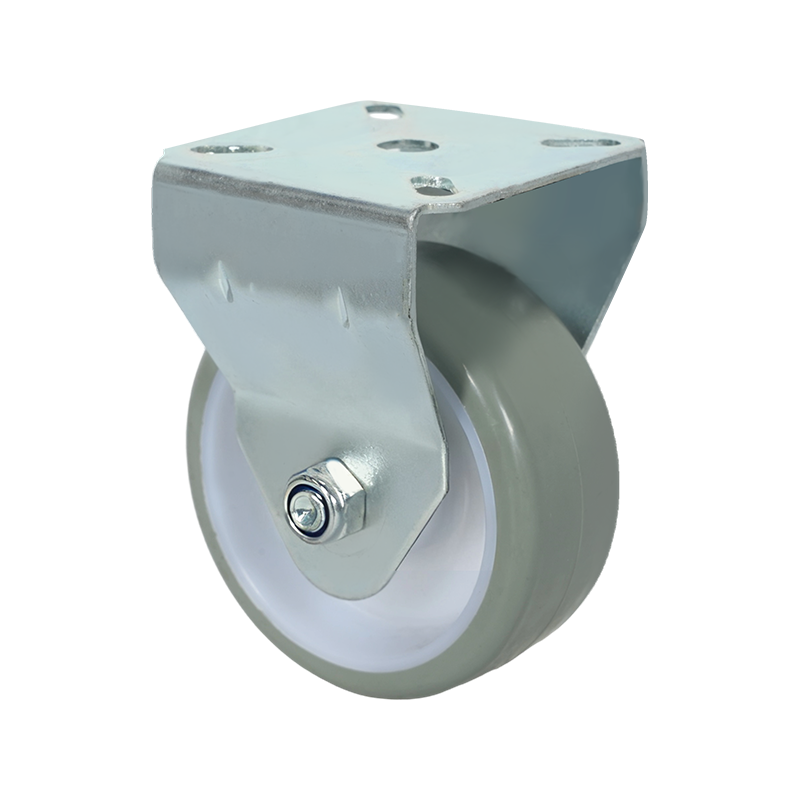 3寸定向PU灰色脚轮