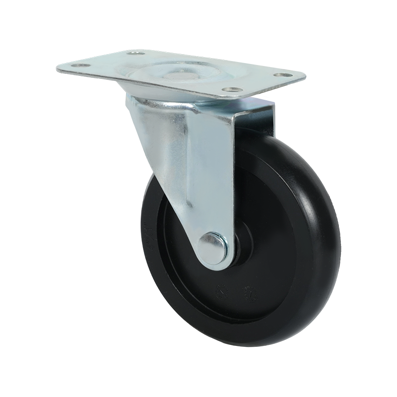 4寸万向PP黑色脚轮