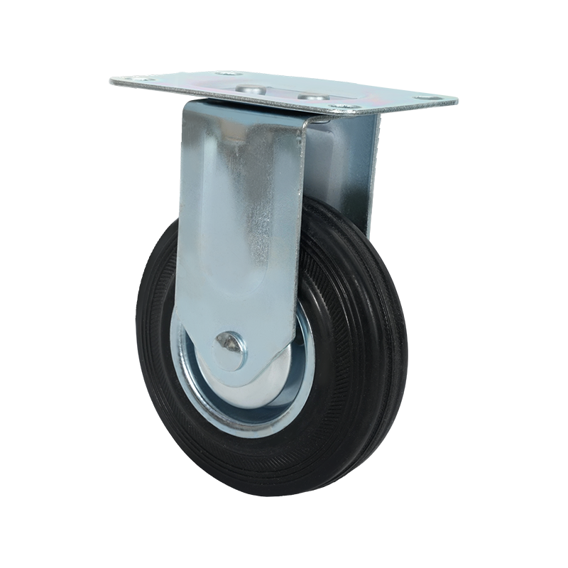 5寸定向橡胶脚轮