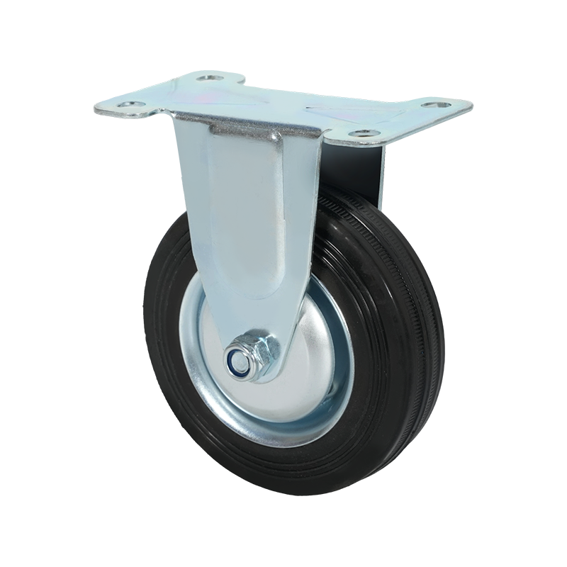 5寸万向橡胶脚轮